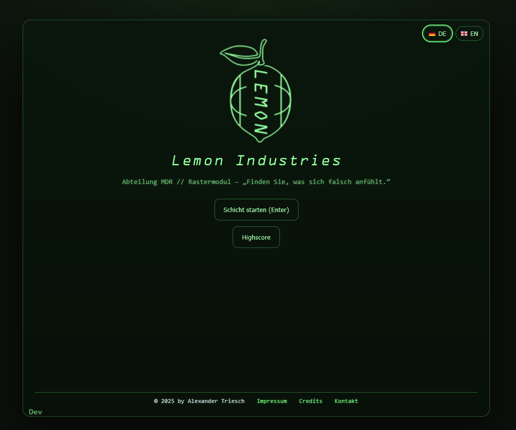 Numberance Start Menü